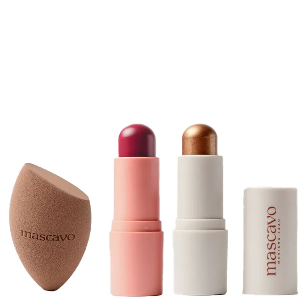 Kit de Maquiagem Mascavo Radiant Glow Trio